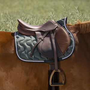 Tapis de selle pour shetlands, poneys et chevaux Equithème Polyfun anthracite
