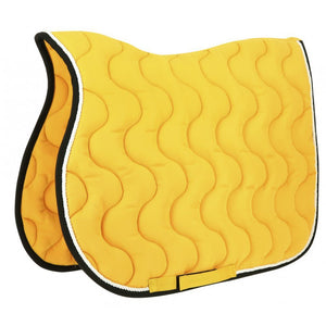 Tapis de selle pour shetlands, poneys et chevaux Equithème Polyfun jaune