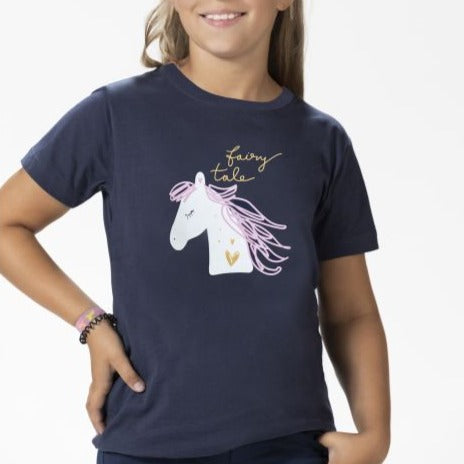 Tee-shirt à manches courtes pour petites cavalières de 5 à 14 ans HKM Fairy Tale