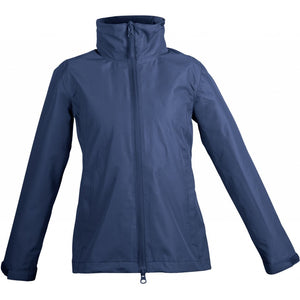 Veste coupe-vent et imperméable pour petits cavaliers HKM Rainy Day marine