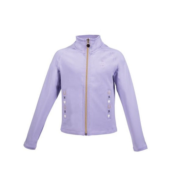 Veste softshell pour filles de 3 à 14 ans HKM Lola lavande